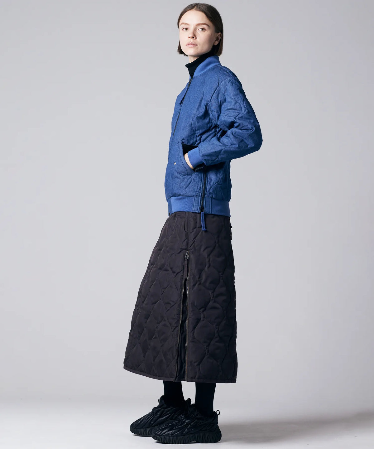 INDIGO DENIM／模特兒身高 171cm／穿著尺寸 XS