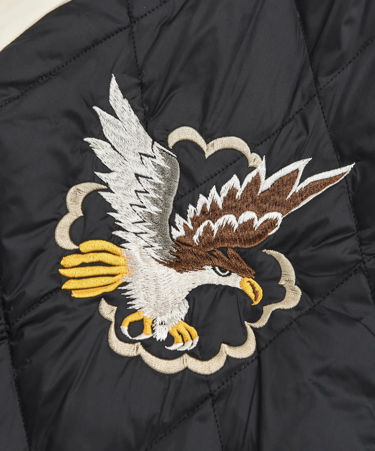 日本限定 雙面穿橫須賀刺繡羽絨外套
