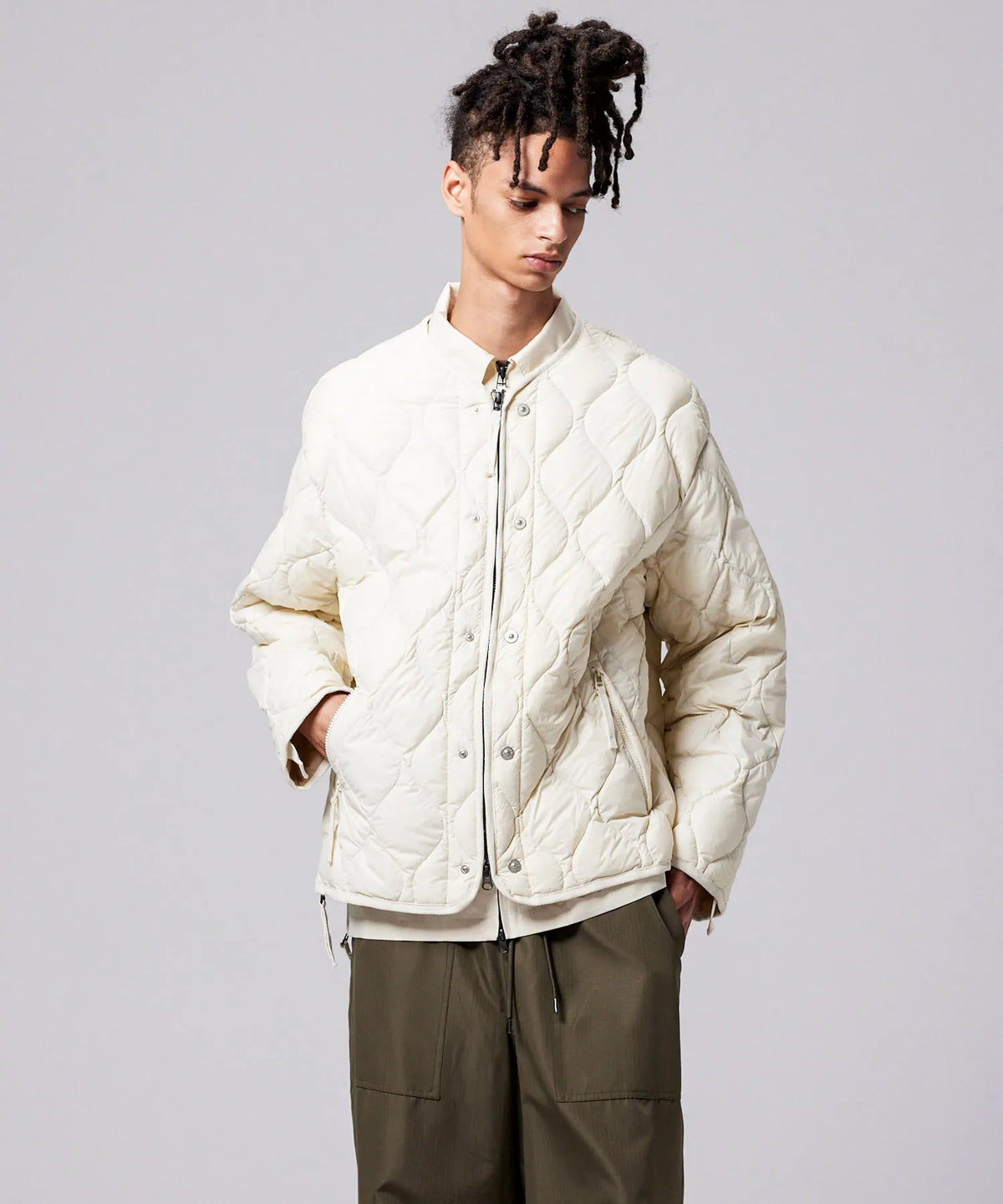 OFF WHITE／模特兒身高 181cm／穿著尺寸 L